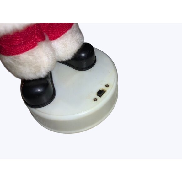 Animated Santa Claus Holding Candle 12" Traditional Christmas Holiday Decor - Picture 7 of 9